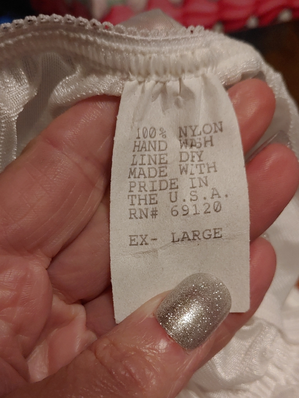 NWOT XL White Strapless Full Long Slip - Picture 7 of 8